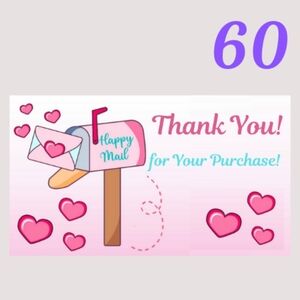 60 Thank You Cards